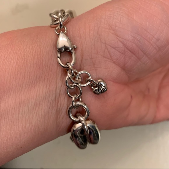 BRIGHTON Cable Chunky Heavy Silver Bracelet - Picture 6 of 8